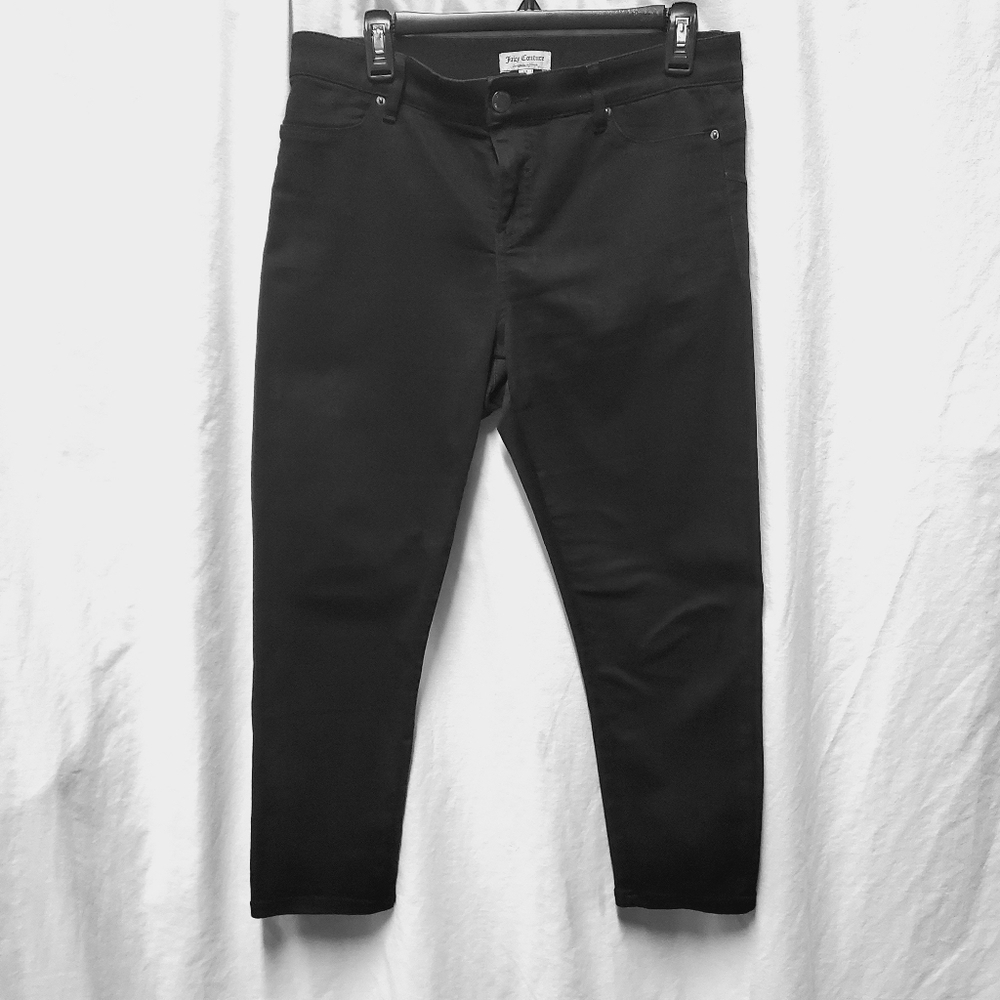 Juicy Couture stretchy black jeggings size 12